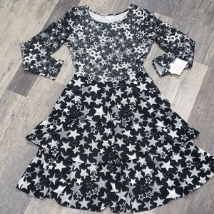 Lularoe Georgia dress with ruffles!